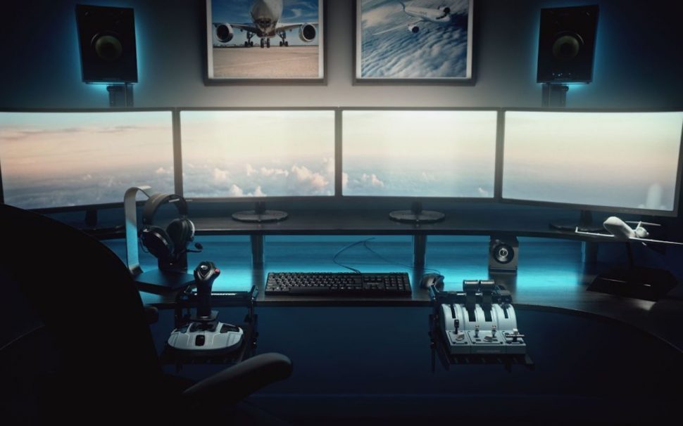 Flight Simulator accessoires haalt het vliegtuig in huis