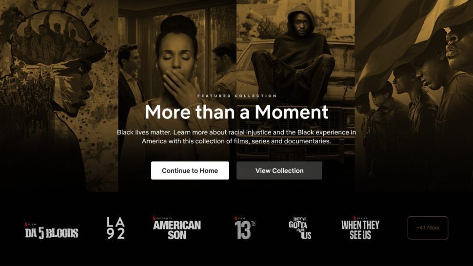 Netflix voegt Black Lives Matter categorie toe