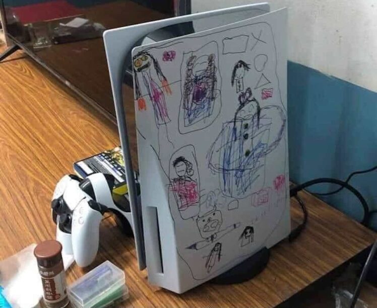 Kind verpest onbewaakte PlayStation 5 van papa
