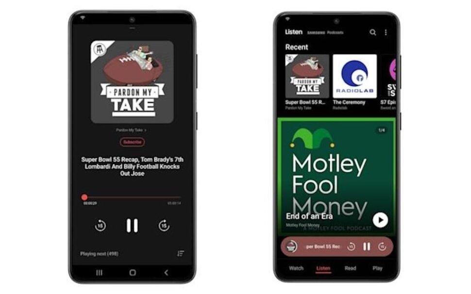 Samsung Podcasts is een nieuwe uitbreiding voor je smartphone