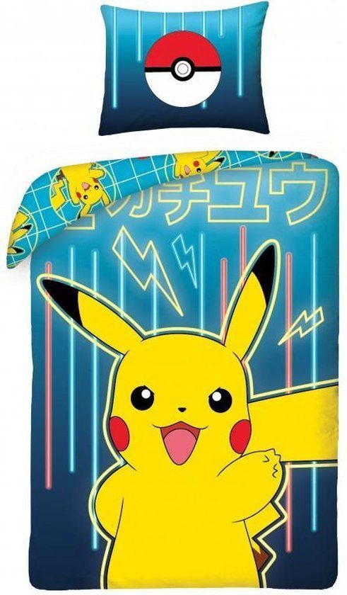 official pokemon merchandise in de vorm van een dekbed