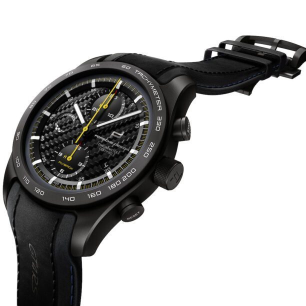 Chronograph 718 Cayman GT4 RS: exclusief horloge voor bij je speeltje